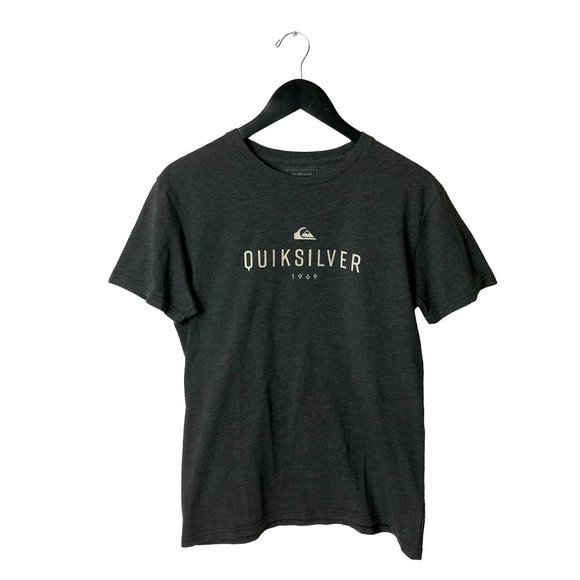 Quiksilver T Shirt Adult Surf Sport Active Graphic Tee Crew Short Sleeve S - Picture 1 of 7